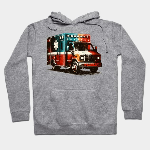 Ambulance Hoodie by Vehicles-Art